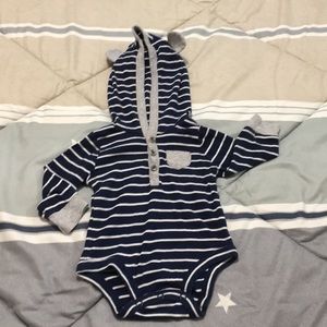 Long Sleeve Hooded Onesie